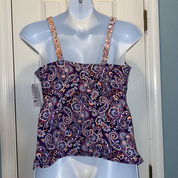 Lands End Bathing suit Tankini NEW WITH TAGS size 14 DD - Picture 8 of 10